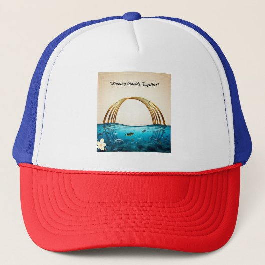 "Goldenes Licht" Truckerkappe (Vorderseite)