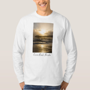 Goldenes Licht über Kakao-T - Shirt