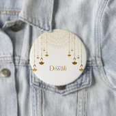 Goldenes Licht von Diwali Button (Beispiel)