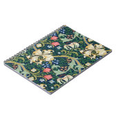 Goldenes Lilien-Notizbuch Notizblock (Linke Seite)