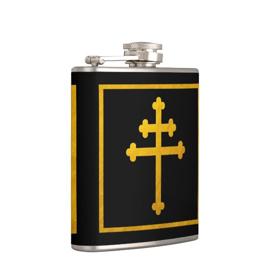 Goldenes Lothringen Kreuz in der Schwarzen / Chris Flachmann (Rechts)