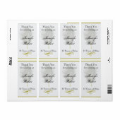 Goldenes Marabou-Feather-Weinsiegel (Vorne)