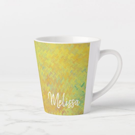 Goldenes Marmorpapier sieht Personalisiert aus Milchtasse (Rechts)