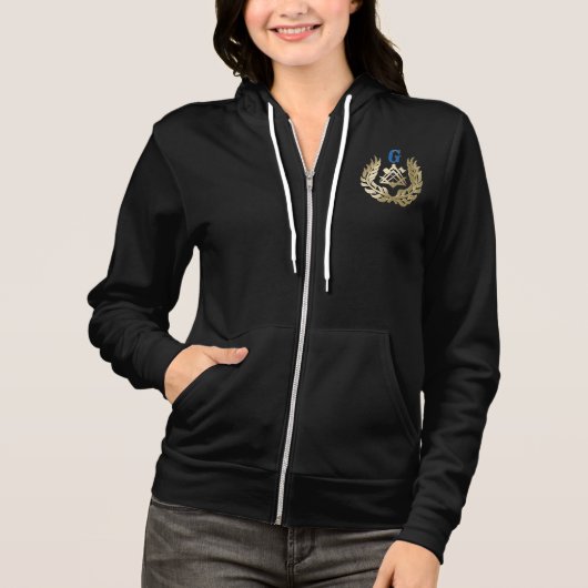 Goldenes Mauerwerk Hoodie (Vorderseite)