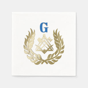 Goldenes Mauerwerk Serviette