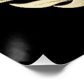 Goldenes Maurersymbol Poster (Ecke)