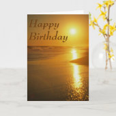 Goldenes Meer - BD021 Karte (Gelbe Blume)