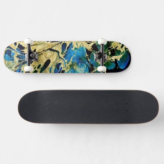 Goldenes Meer Skateboard (Horizontal)