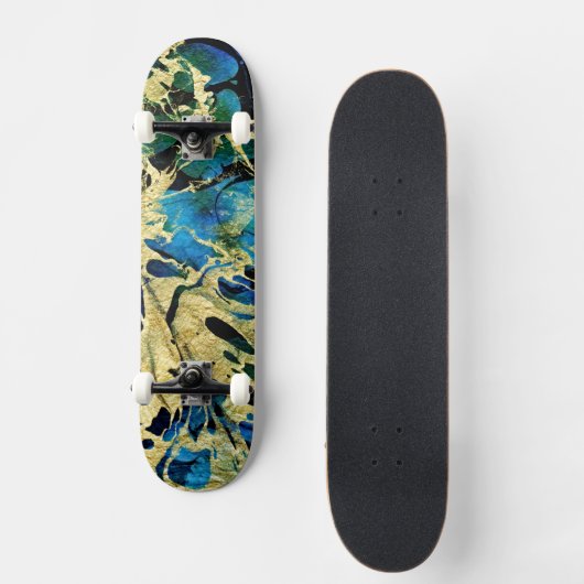 Goldenes Meer Skateboard (Vorderseite)