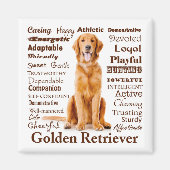 Goldenes Merkmal Magnet (Vorne)