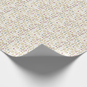 Goldenes modernes Weihnachtsgeschenk mit kleinen B Geschenkpapier (Ecke)
