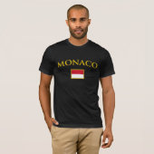 Goldenes Monaco T-Shirt (Vorne ganz)