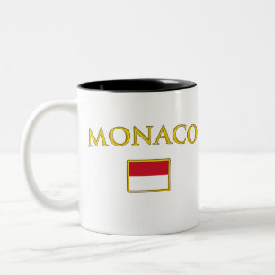 Goldenes Monaco Zweifarbige Tasse