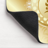 goldenes Monogramm des Zucker311-superfine Mousepad (Ecke)