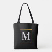 Goldenes Monogramm Tasche (Rückseite)