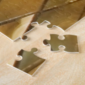 Goldenes Mosaik: Glass-Effekt. Puzzle (Seite)