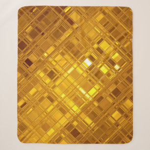 Goldenes Mosaik: Luxuriöses Gold Hintergrund Sherpadecke