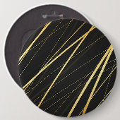 Goldenes Muster 1 Button (Vorne & Hinten)