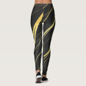 Goldenes Muster 1 Leggings (Rückseite)