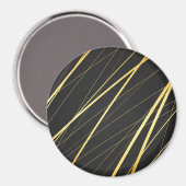 Goldenes Muster 1 Magnet (Vorderseite/Rückseite)