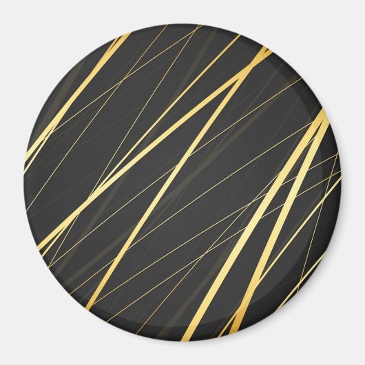 Goldenes Muster 1 Magnet (Vorne)