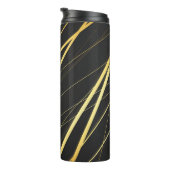 Goldenes Muster 1 Thermosbecher (Nach rechts gedreht)