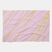 Goldenes Muster 2 Geschirrtuch (Horizontal)