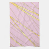 Goldenes Muster 2 Geschirrtuch (Vertikal)