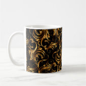 Goldenes Muster 2 Kaffeetasse (Links)