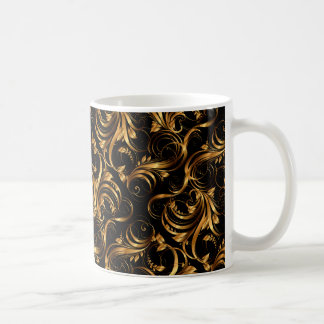 Goldenes Muster 2 Kaffeetasse
