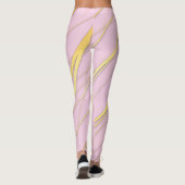 Goldenes Muster 2 Leggings (Rückseite)