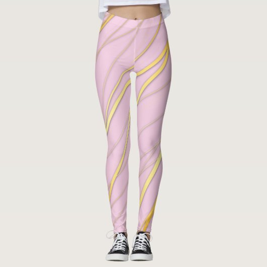 Goldenes Muster 2 Leggings (Vorderseite)