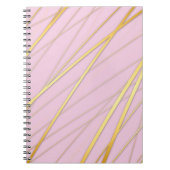 Goldenes Muster 2 Notizblock (Vorderseite)