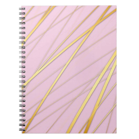 Goldenes Muster 2 Notizblock (Vorderseite)