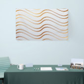 Goldenes Muster 3 Banner (Messeveranstaltung)