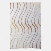 Goldenes Muster 3 Geschirrtuch (Vertikal)