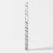 Goldenes Muster 3 iPhone Hülle (Linke Seite)