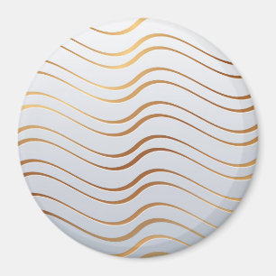 Goldenes Muster 3 Magnet