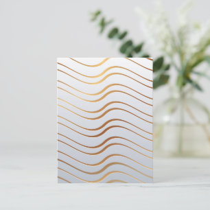 Goldenes Muster 3 Postkarte