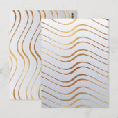 Goldenes Muster 3 Postkarte (Vorne/Hinten)