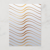 Goldenes Muster 3 Postkarte (Vorderseite)