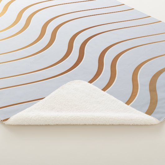 Goldenes Muster 3 Sherpadecke (3/4)