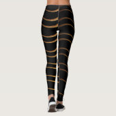 Goldenes Muster 4 Leggings (Rückseite)