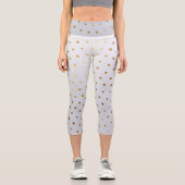 Goldenes Muster 5 Capri Leggings (Vorderseite)