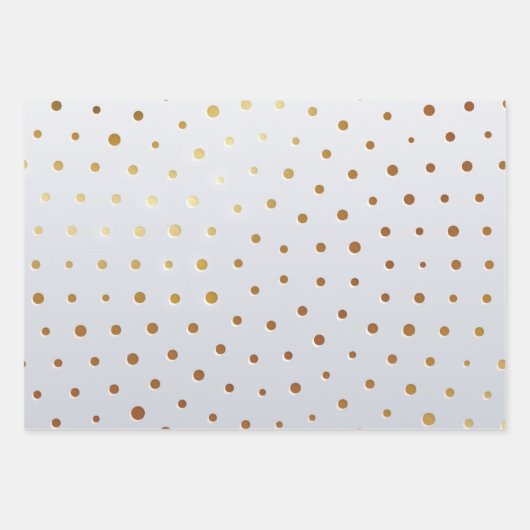 Goldenes Muster 5 Geschenkpapier Set (Vorderseite 3)