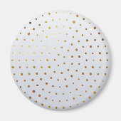 Goldenes Muster 5 Magnet (Vorne)