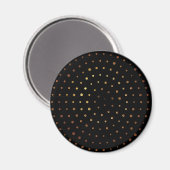 Goldenes Muster 6 Magnet (Vorderseite/Rückseite)