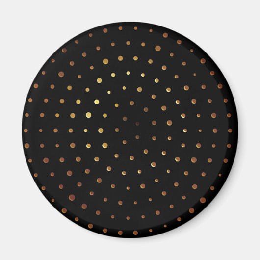 Goldenes Muster 6 Magnet (Vorne)