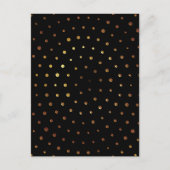 Goldenes Muster 6 Postkarte (Vorderseite)