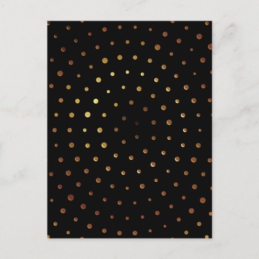 Goldenes Muster 6 Postkarte (Vorderseite)